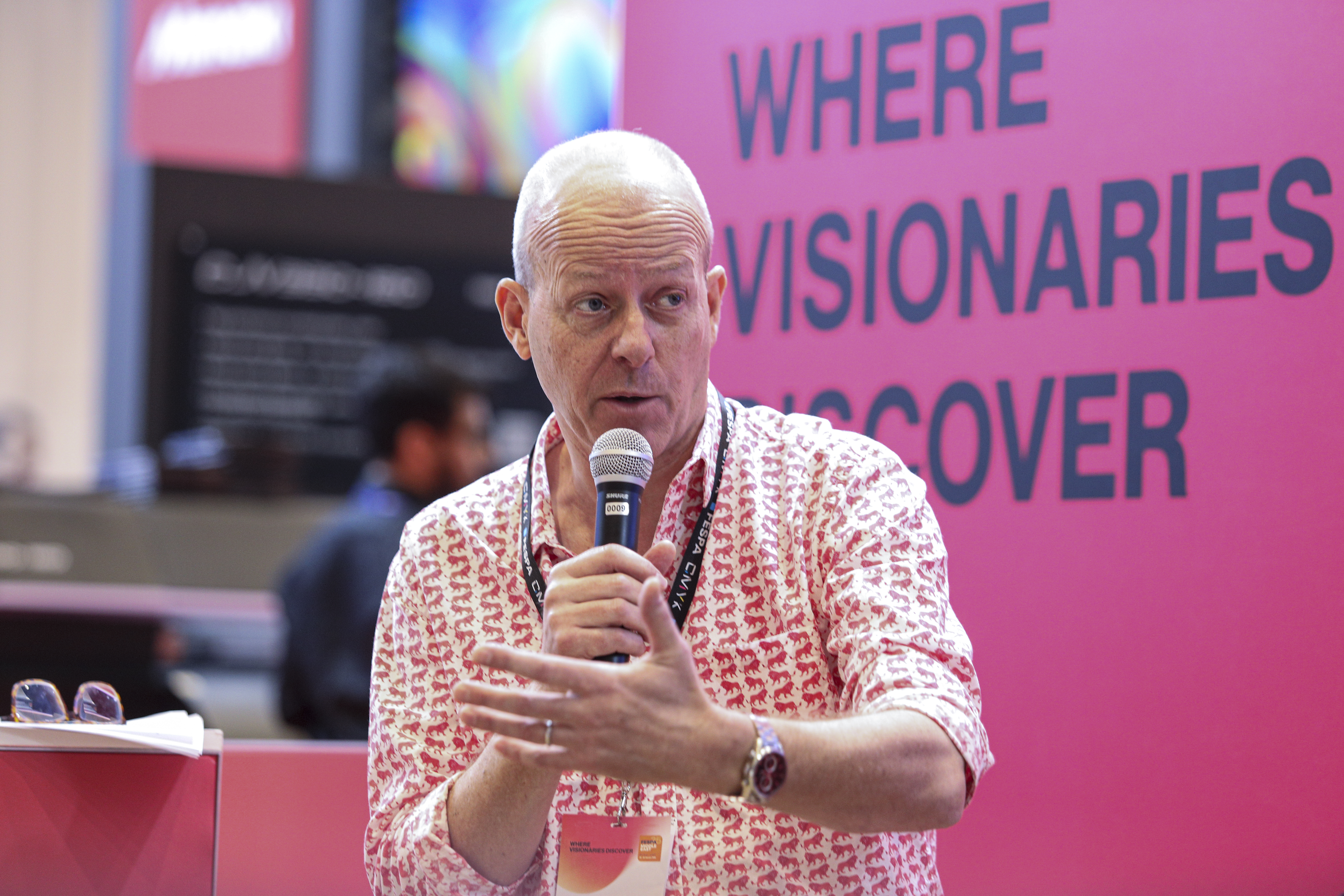 Richard Askam presents at FESPA Middle East